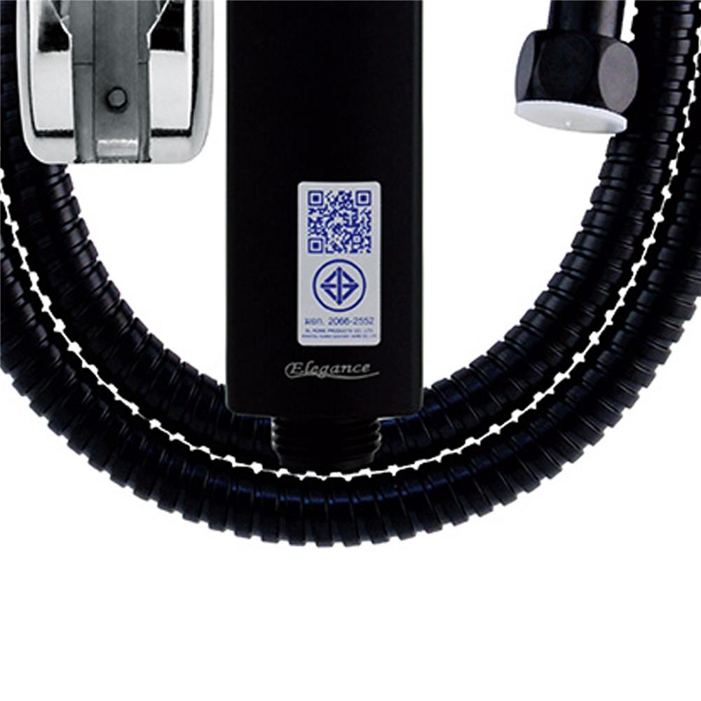 ชุดฝักบัวสายอ่อน 3 ระดับ ELEGANCE EG-8935 สีดำ