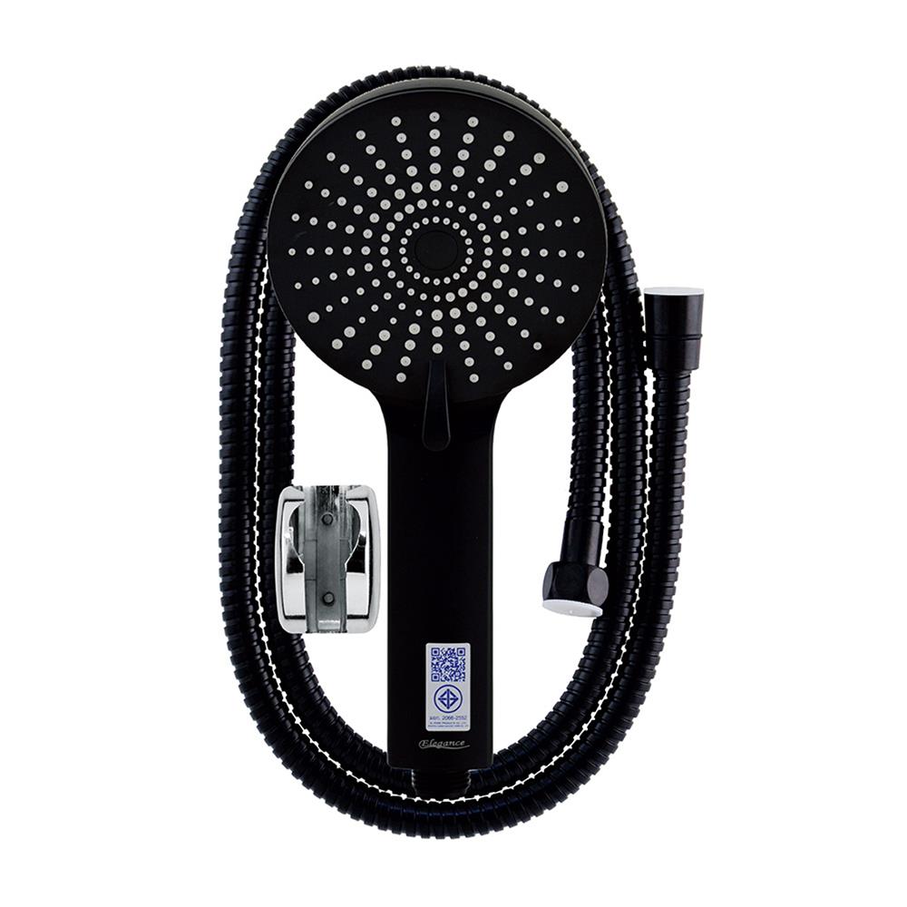 ชุดฝักบัวสายอ่อน 3 ระดับ ELEGANCE EG-8935 สีดำ