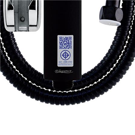 ชุดฝักบัวสายอ่อน 3 ระดับ ELEGANCE EG-8935 สีดำ_4