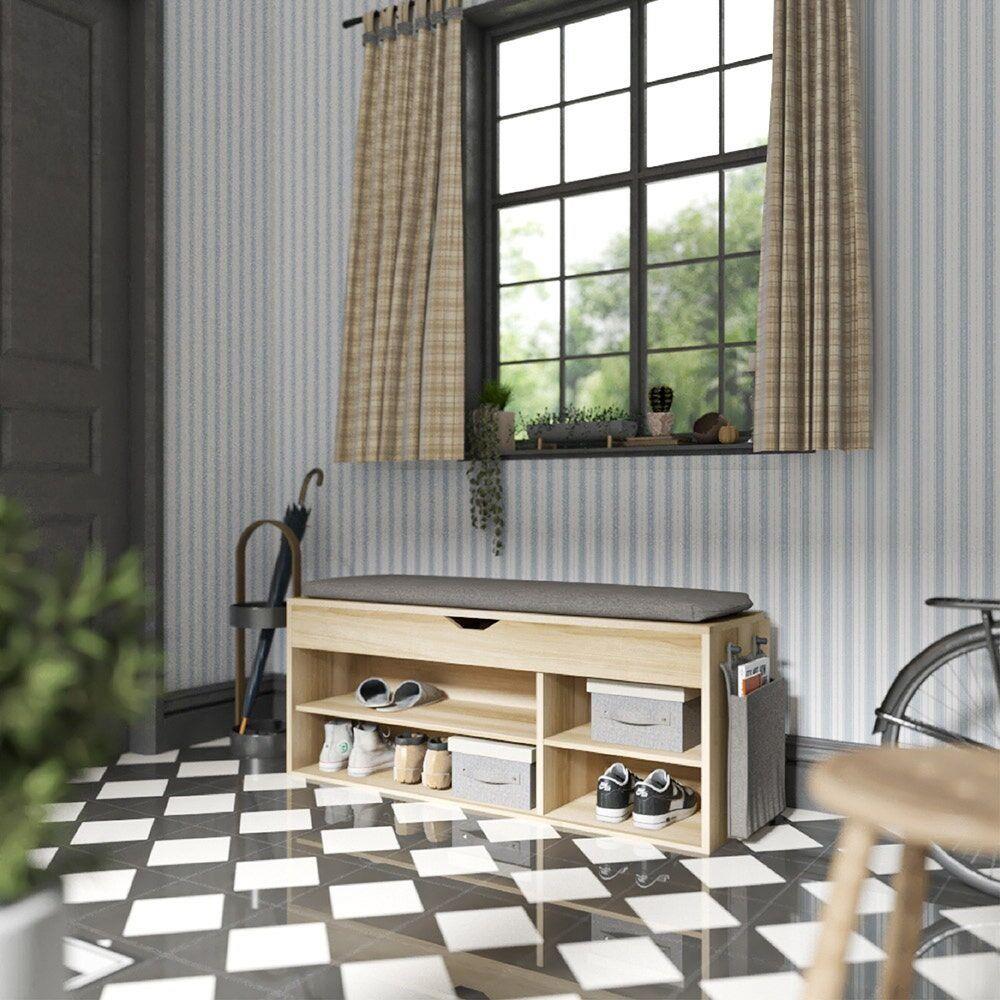 ตู้วางรองเท้า KONCEPT LINK WARM 19192308 120 ซม. สีน้ำตาล