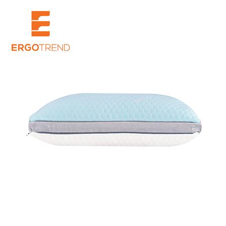 หมอนสุขภาพ เมมโมรี่โฟม ERGOTREND SOFTPLUS GEN2 46x66 ซม. สี WHITE/BLUE_0