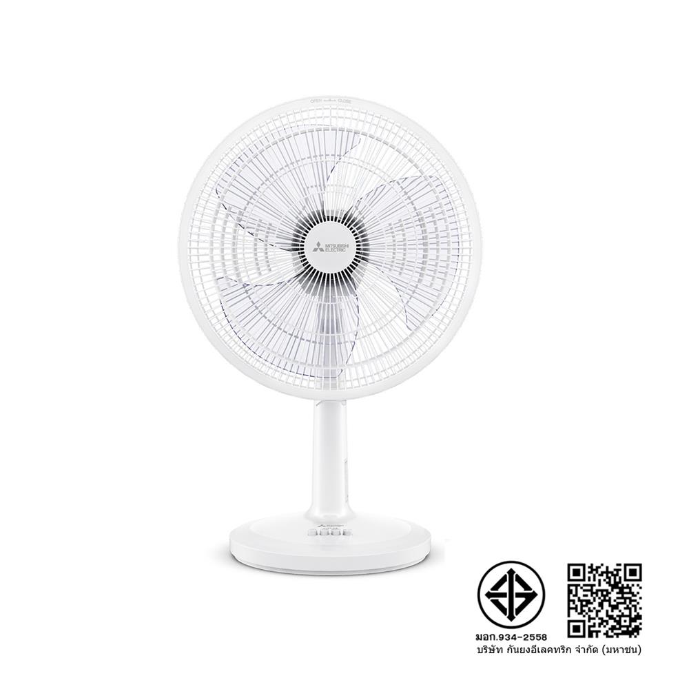 พัดลมตั้งโต๊ะ 16 นิ้ว MITSUBISHI D16A-GC WH สีขาว