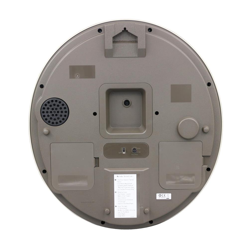 นาฬิกาแขวน SEIKO CLOCKS QXM350G 17.4X15.9 นิ้ว สีน้ำตาล