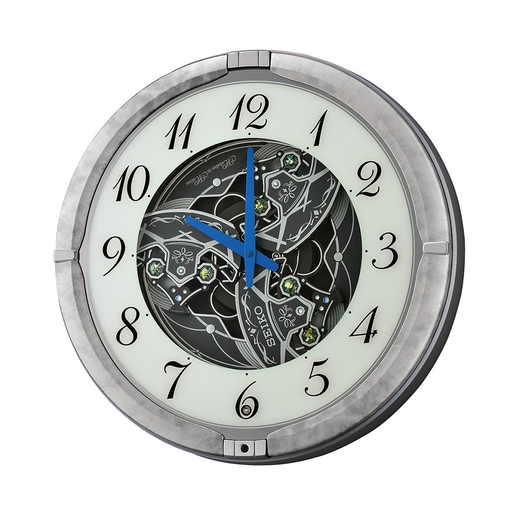 นาฬิกาแขวน SEIKO CLOCKS QXM397S 15.3 นิ้ว สีเทา