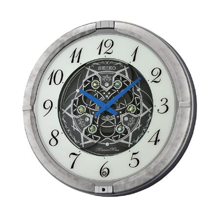 นาฬิกาแขวน SEIKO CLOCKS QXM397S 15.3 นิ้ว สีเทา_0