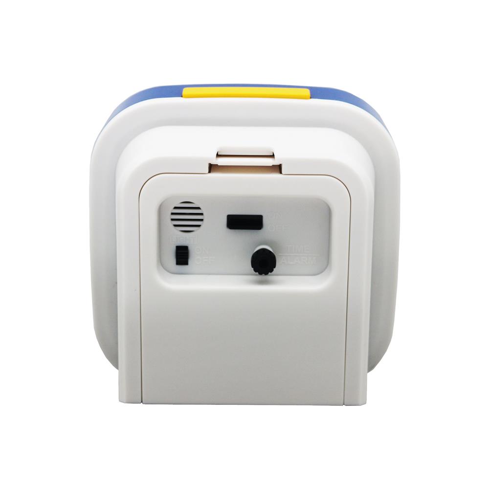 นาฬิกาปลุก SEIKO CLOCKS QHE200L 4.5 นิ้ว สีน้ำเงิน