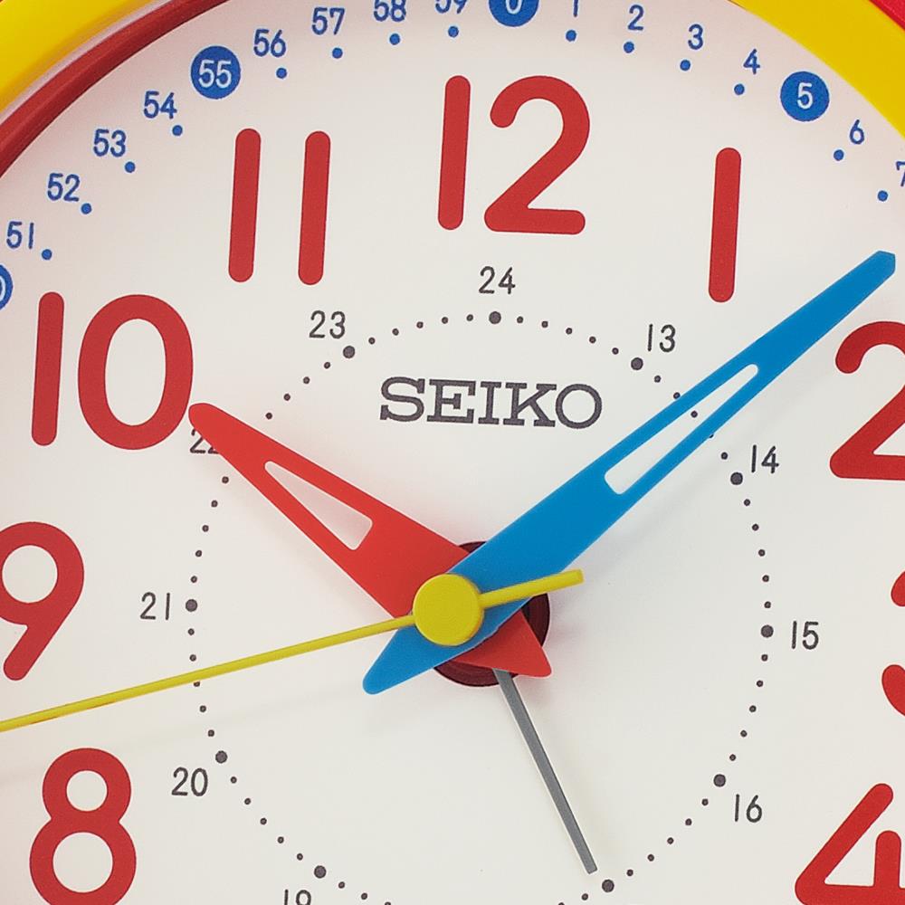 นาฬิกาปลุก SEIKO CLOCKS QHE200R 4.5 นิ้ว สีแดง