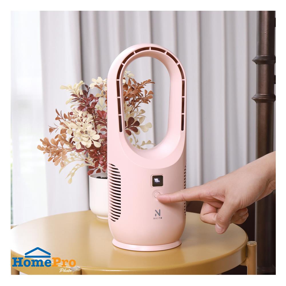 พัดลมพกพา NIKITO NKPTB001PK สีชมพู