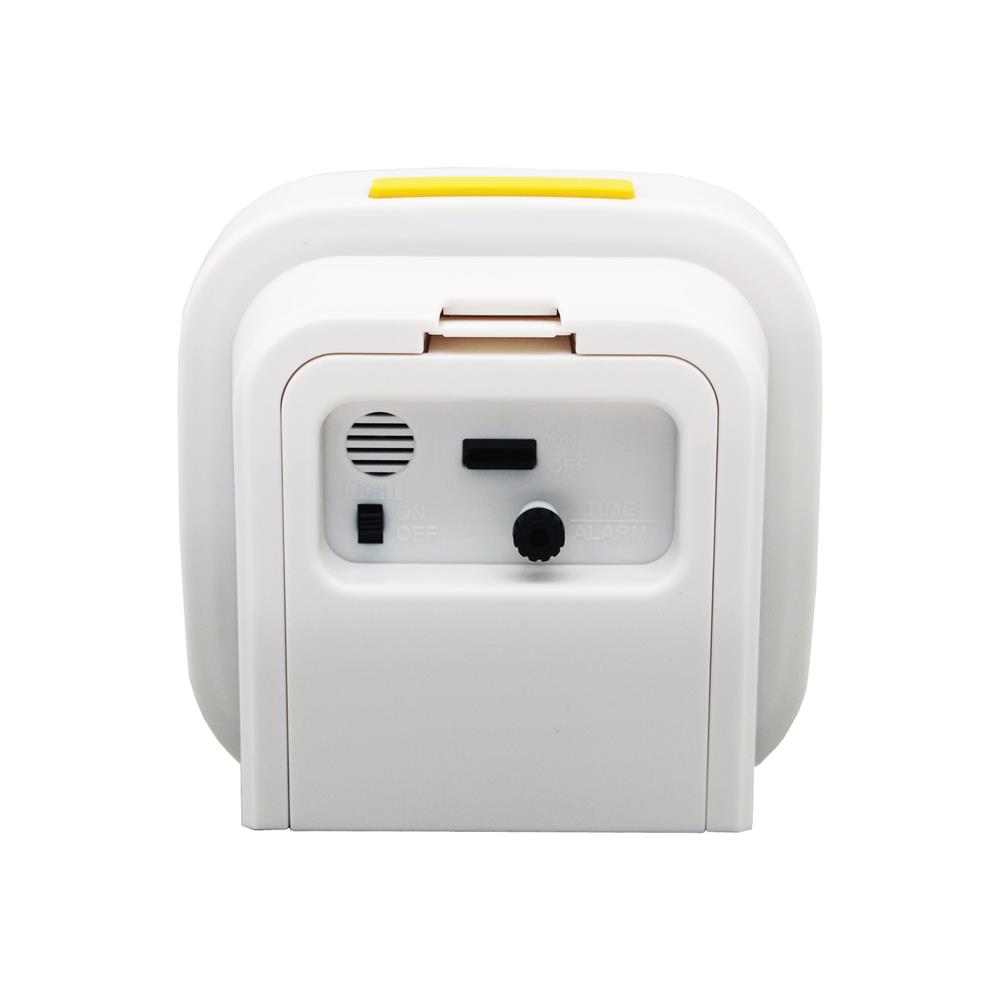 นาฬิกาปลุก SEIKO CLOCKS QHE200W 4.5 นิ้ว สีขาว