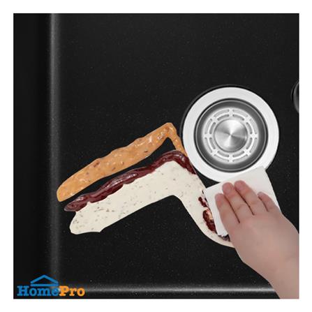 ซิงค์ฝัง 1 หลุม 1 ที่พัก LUCKY FLAME GNS-1051(B) สีดำ_3