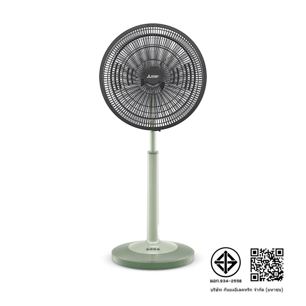 พัดลมสไลด์ 18 นิ้ว MITSUBISHI R18A-GB CM-GR สีเขียว