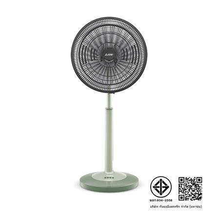 พัดลมสไลด์ 18 นิ้ว MITSUBISHI R18A-GB CM-GR สีเขียว_2
