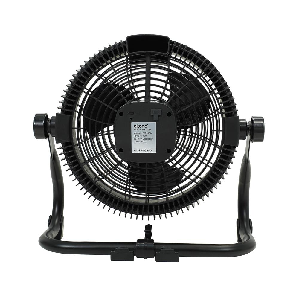 พัดลมพกพา 10 นิ้ว EKONO EKPTB001 สีดำ