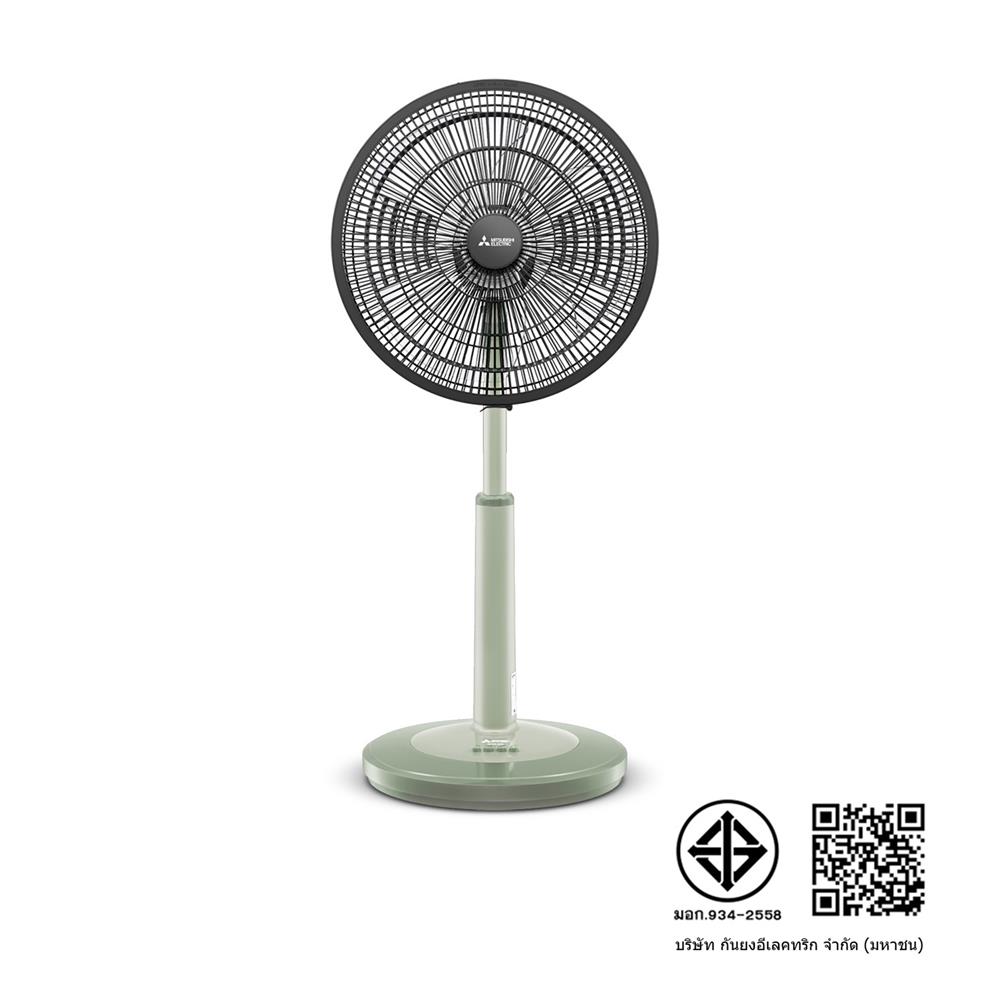 พัดลมสไลด์ 16 นิ้ว MITSUBISHI R16A-GC CM-GR สีเขียว