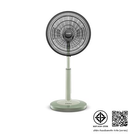 พัดลมสไลด์ 16 นิ้ว MITSUBISHI R16A-GC CM-GR สีเขียว_1