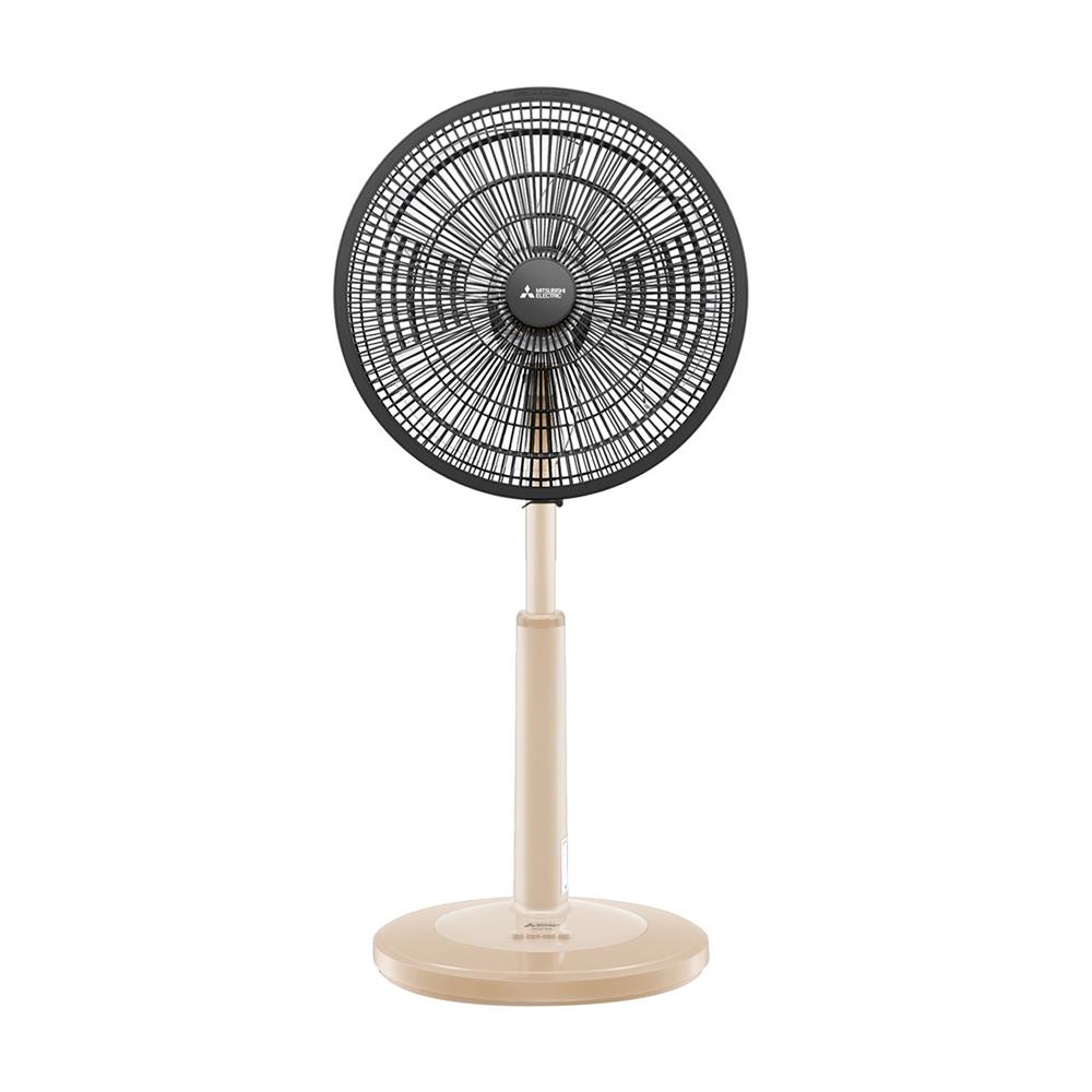 พัดลมสไลด์ 16 นิ้ว MITSUBISHI R16A-GC CM-BW สีน้ำตาล