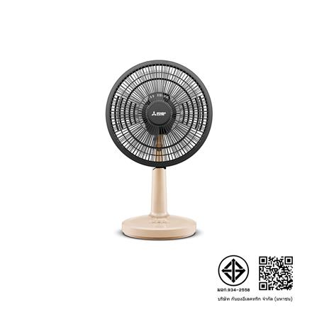 พัดลมตั้งโต๊ะ 12 นิ้ว MITSUBISHI D12A-GB CM-BW สีน้ำตาล_2
