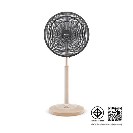 พัดลมสไลด์ 18 นิ้ว MITSUBISHI R18A-GB CM-BW สีน้ำตาล_2