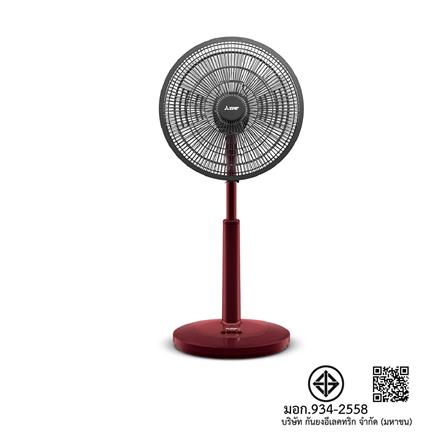 พัดลมสไลด์ 16 นิ้ว MITSUBISHI R16A-GC CY-RD สีแดง_2