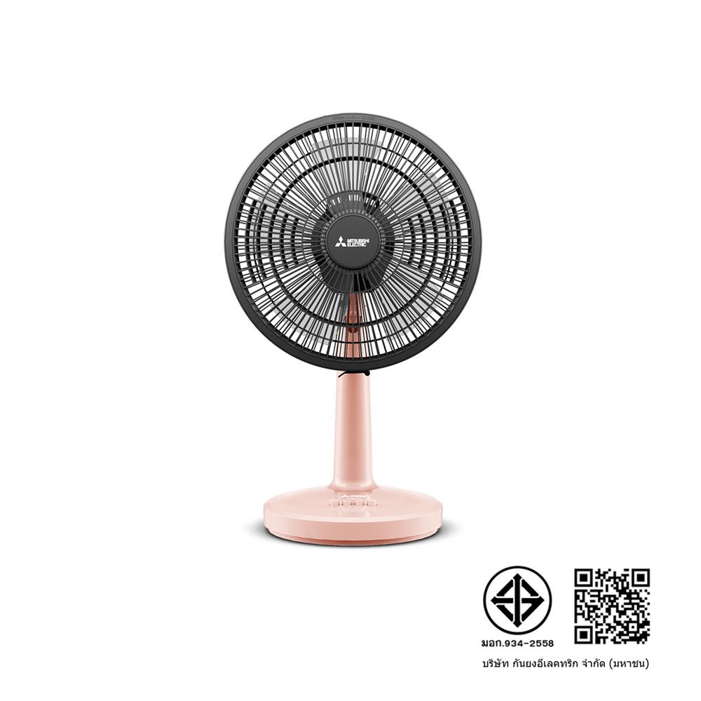 พัดลมตั้งโต๊ะ 12 นิ้ว MITSUBISHI D12A-GB CM-PK สีชมพู