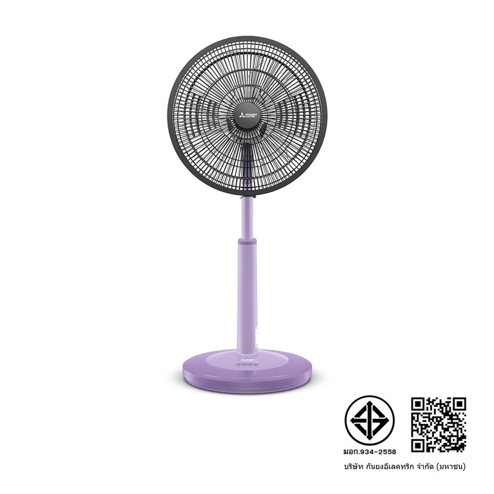 พัดลมสไลด์ 16 นิ้ว MITSUBISHI R16A-GC CM-PP สีม่วง