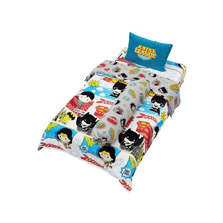 ชุดผ้าปูที่นอน 3.5 ฟุต (ชุด 4 ชิ้น) PREMIER SATIN JUSTICE LEAGUE FJ002_1