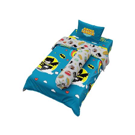 ชุดผ้าปูที่นอน 3.5 ฟุต (ชุด 4 ชิ้น) PREMIER SATIN JUSTICE LEAGUE FJ001_1