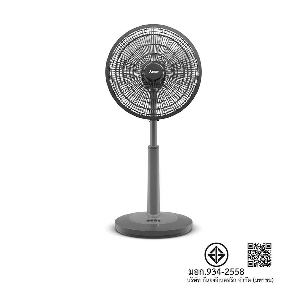พัดลมสไลด์ 16 นิ้ว MITSUBISHI R16A-GC CY-GY สีเทา