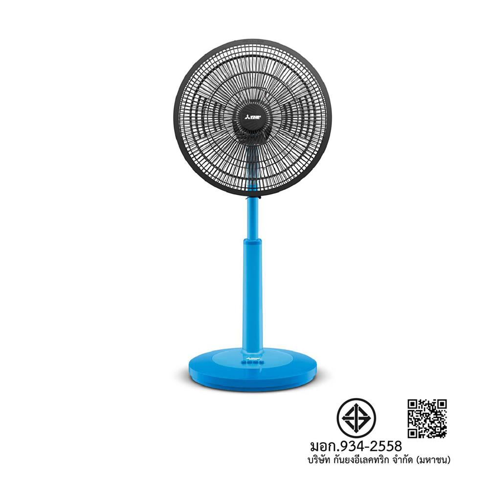 พัดลมสไลด์ 16 นิ้ว MITSUBISHI R16A-GC CY-BL สีฟ้า