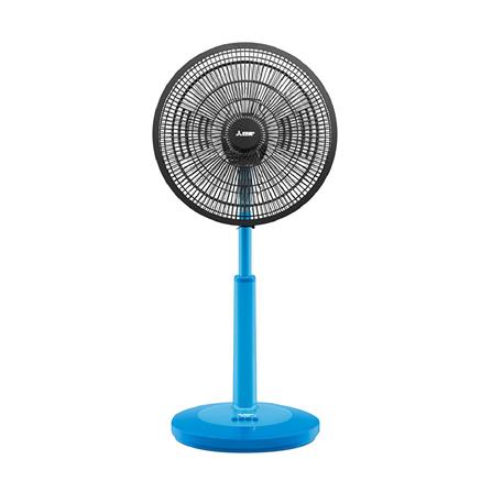 พัดลมสไลด์ 16 นิ้ว MITSUBISHI R16A-GC CY-BL สีฟ้า_0