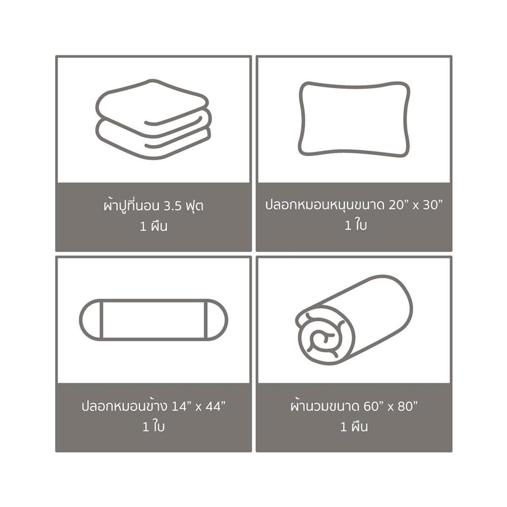 ชุดผ้าปูที่นอน 3.5 ฟุต (ชุด 4 ชิ้น) PREMIER SATIN TWEETYS FJ007