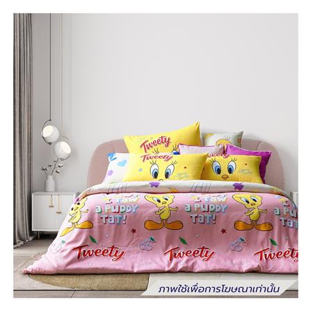 ชุดผ้าปูที่นอน 3.5 ฟุต (ชุด 4 ชิ้น) PREMIER SATIN TWEETYS FJ007_0