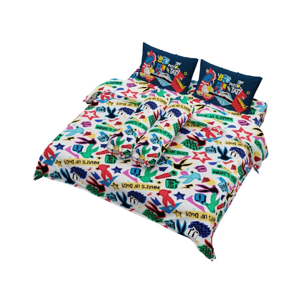 ชุดผ้าปูที่นอน 5 ฟุต (ชุด 6 ชิ้น) PREMIER SATIN LOONEY TUNES FJ010