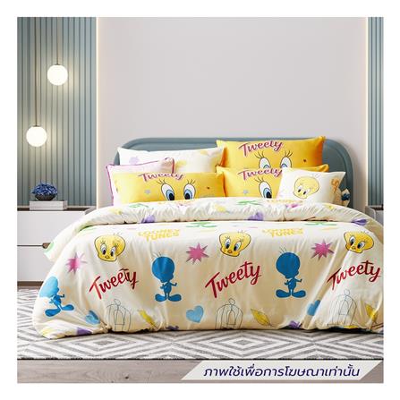ชุดผ้าปูที่นอน 3.5 ฟุต (ชุด 4 ชิ้น) REMIER SATIN TWEETYS FJ008_0