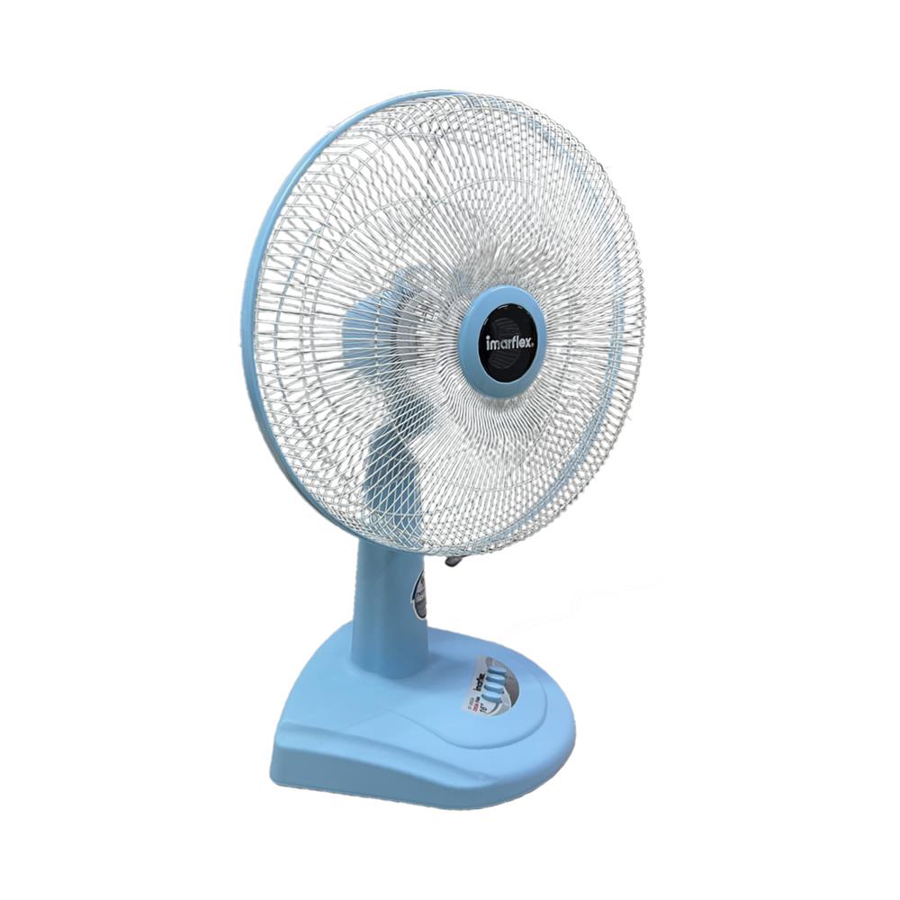 พัดลมตั้งโต๊ะ 16 นิ้ว IMARFLEX IF-952A สีฟ้า