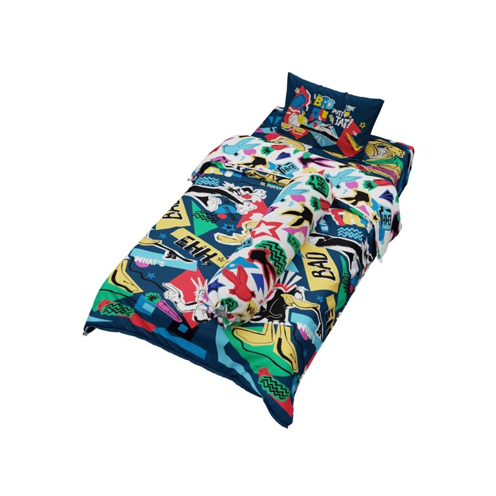 ชุดผ้าปูที่นอน 3.5 ฟุต (ชุด 4 ชิ้น) PREMIER SATIN LOONEY TUNES FJ009
