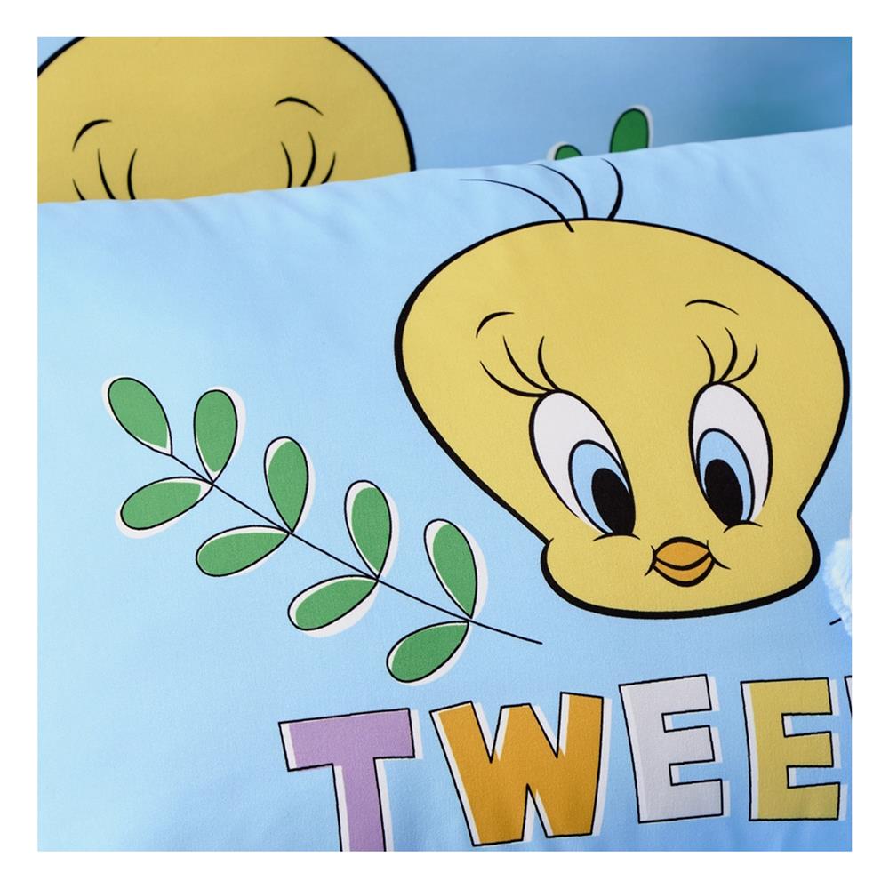 ชุดผ้าปูที่นอน 3.5 ฟุต (ชุด 4 ชิ้น) PREMIER SATIN TWEETYS FJ006
