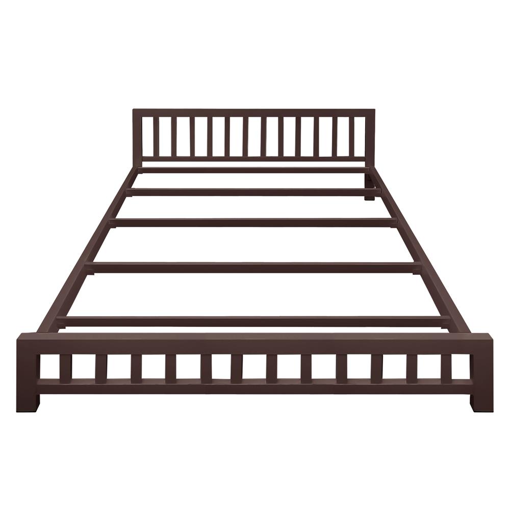 เตียงเหล็ก 5 ฟุต THAIBULL SSTVIE032-150 สีน้ำตาล