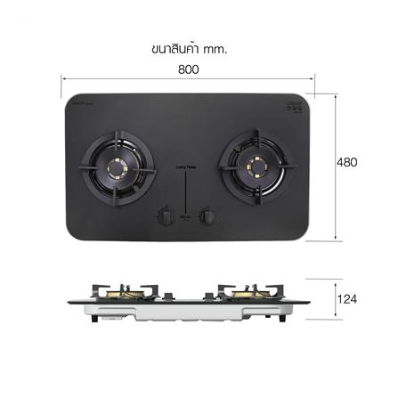เตาฝังแก๊ส LUCKY FLAME LGS-9102H 80 ซม._6