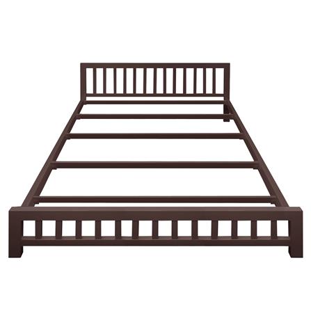เตียงเหล็ก 6 ฟุต THABULL SSTVIE032-180 สีน้ำตาล_1