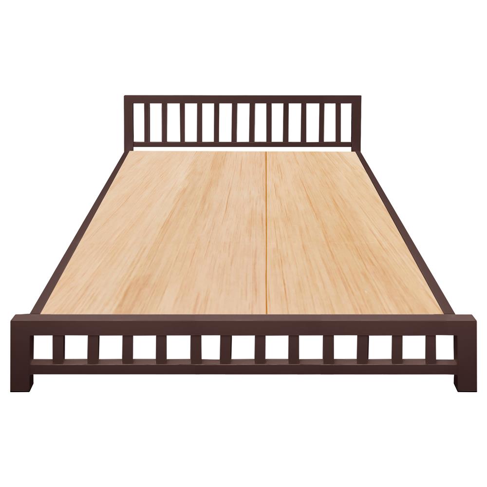 เตียงเหล็ก 5 ฟุต THAIBULL SSTVIE032-150W สีน้ำตาล