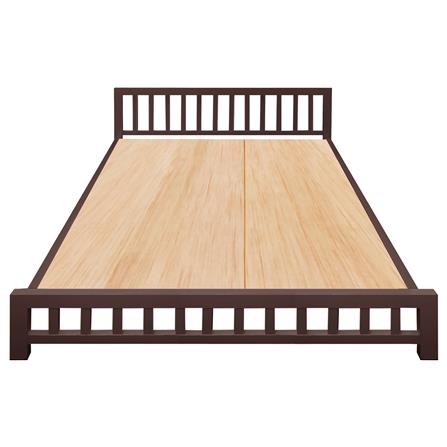 เตียงเหล็ก 5 ฟุต THAIBULL SSTVIE032-150W สีน้ำตาล_1