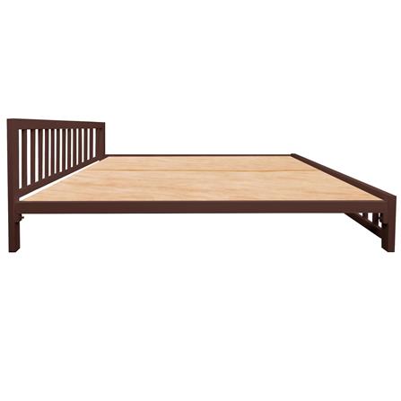 เตียงเหล็ก 5 ฟุต THAIBULL SSTVIE032-150W สีน้ำตาล_2