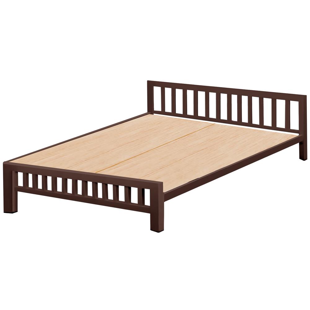 เตียงเหล็ก 6 ฟุต THAIBULL SSTVIE032-180W สีน้ำตาล