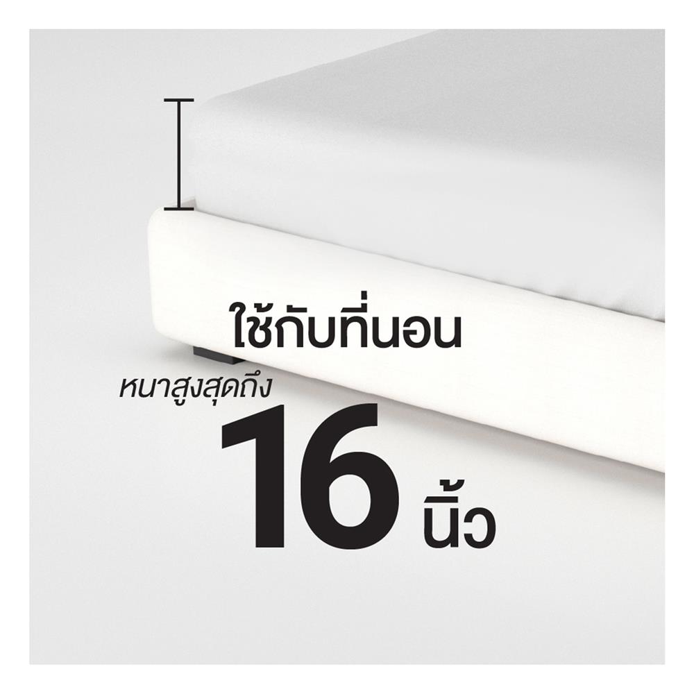 ชุดผ้าปูที่นอน 5 ฟุต (ชุด 6 ชิ้น) FROLINA COTTON BREEZE CBSF002