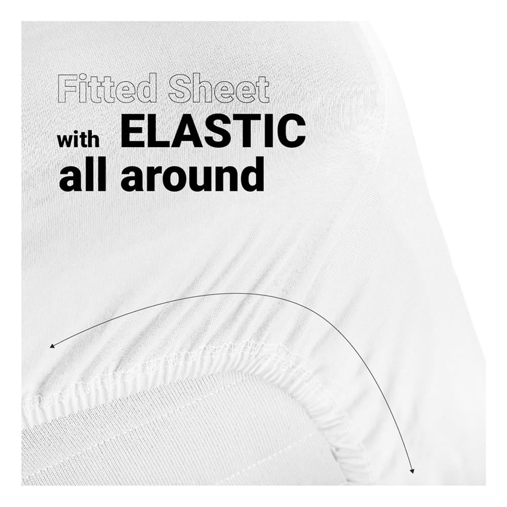 ชุดผ้าปูที่นอน 5 ฟุต (ชุด 6 ชิ้น) FROLINA COTTON BREEZE CBSF006