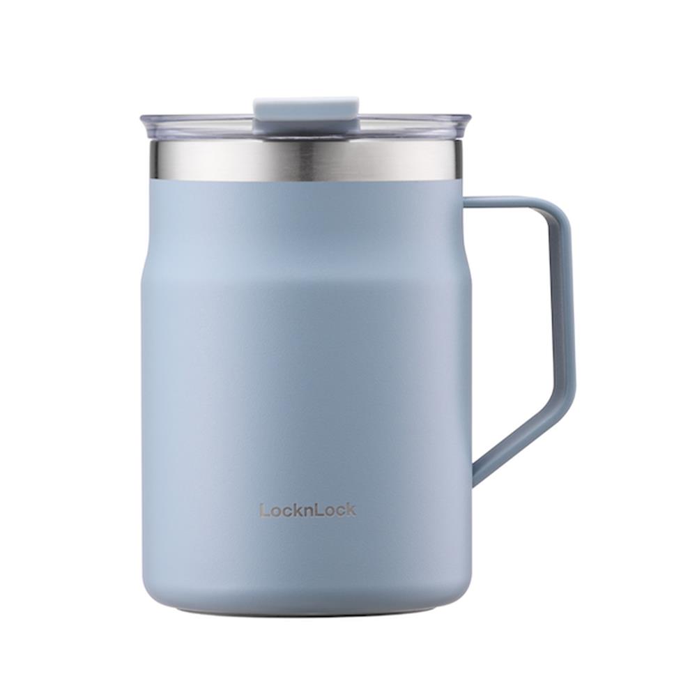 กระติกสุญญากาศ 475 มล. LOCKNLOCK METRO MUG สีฟ้า