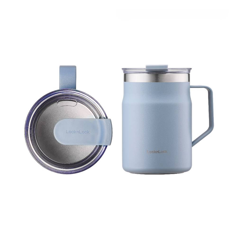 กระติกสุญญากาศ 475 มล. LOCKNLOCK METRO MUG สีฟ้า
