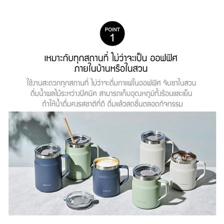 กระติกสุญญากาศ 475 มล. LOCKNLOCK METRO MUG สีฟ้า_7