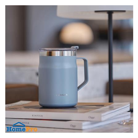 กระติกสุญญากาศ 475 มล. LOCKNLOCK METRO MUG สีฟ้า_3